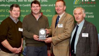 Swan family awarded NFU Cymru Sustainable Agriculture Award