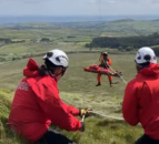 Dramatic rescue for farmer and his dog from the Mourne Mountains