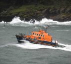 RNLI lifeboats called to 20 cows in water near Mevagissey