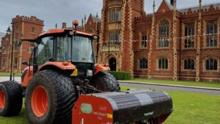 The uses of soil aeration in  grassland farming
