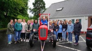 50 women tackle tractor pull for hub project
