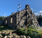 Volunteers progress with restoration of Scottish bothy