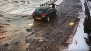 Video: Farm shop employee gets run down by fleeing shop lifter