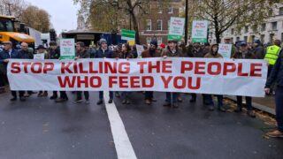 Farm groups link up for tractor protest in London