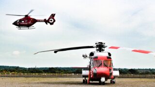 Man airlifted to hospital after falling into slurry tank