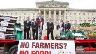 Ulster Farmers’ Union claims 500 turnout for Stormont protest