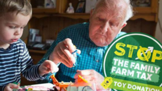 Farmers to use ‘pre-loved’ toys to protest inheritance tax