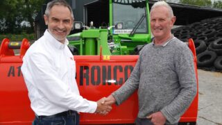 Ronco adds shear grab to Merlo Multifarmer telehandler prize