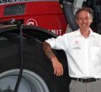 The rally tractor Gilles built, with a little help from MF