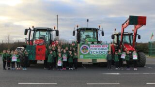 Gallery: Tractors out in force to keep rural NI school open